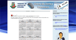 Desktop Screenshot of diario.tjrr.jus.br